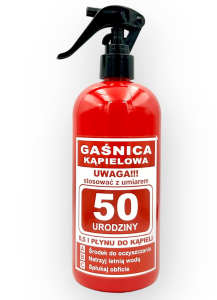 Płyn do kąpieli gaśnica 0,5l - 50 urodziny