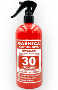 Płyn do kąpieli gaśnica 0,5l - 30 urodziny