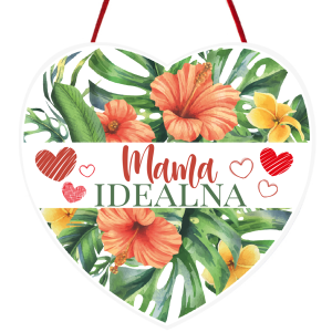 Zawieszka Serce - Mama idealna