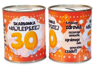 Skarbonka puszka - Najlepszej 30