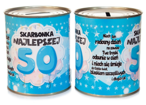 Skarbonka puszka - Najlepszej 50