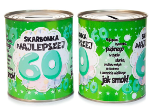 Skarbonka puszka - Najlepszej 60