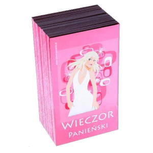 Wieczór panieński karty z zadaniami (różowe)