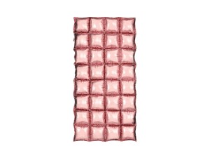 Balon foliowy kurtyna - różowe złoto 72x143
