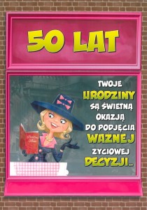 Karnet FUN TF66 - 50 urodziny ona