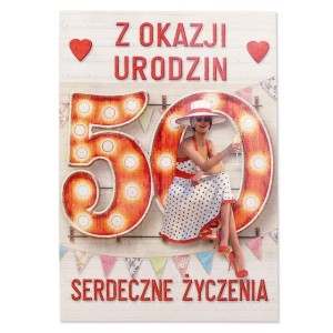 Karnet FUN TF95 - 50 urodziny ona