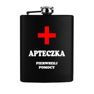 Piersiówka czarna - Apteczka pierwszej pomocy