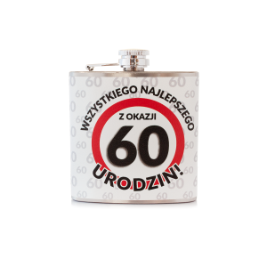 Piersiówka znak - Z okazji 60 Urodzin!