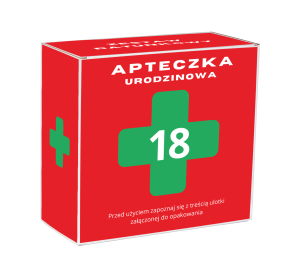 Pudełko 18 urodziny - APTECZKA