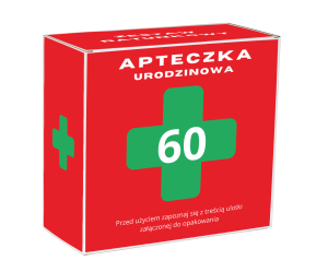 Pudełko 60 urodziny - APTECZKA