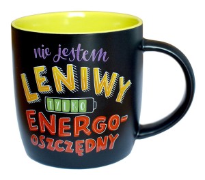 Kubek TB-001 - Nie jestem leniwy