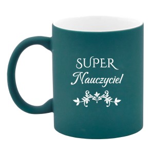 Kubek GRAWER zielony - Nauczyciel (luz)