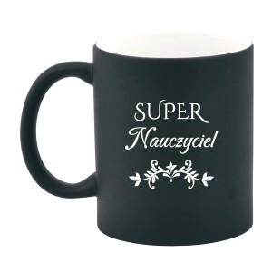 Kubek GRAWER czarny - Nauczyciel (luz)