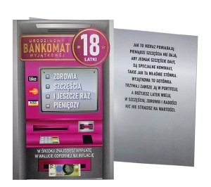 Karnet JCX 196 - Bankomat 18 Ona