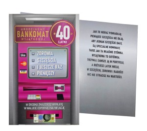 Karnet JCX 200 - Bankomat 40 Ona