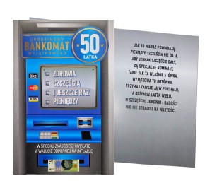 Karnet JCX 203 - Bankomat 50 On