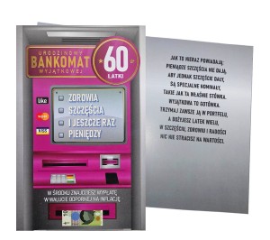 Karnet JCX 204 - Bankomat 60 Ona