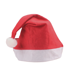 Czapka mikołaja pompon - filcowana
