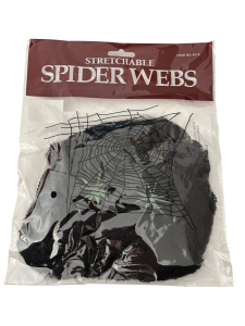 Pajęczyna Hallowen - Czarna 20g (mała paczka)