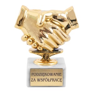 Statuetka Dłonie - Podziękowanie za współprace