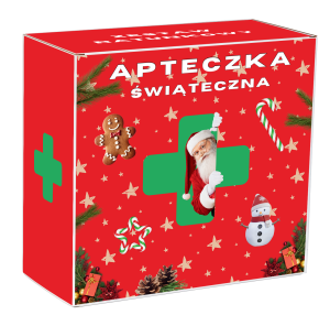 Pudełko 20x20x10cm - APTECZKA ŚWIĄTECZKA