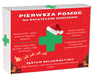 Pudełko 20x15x5cm - APTECZKA ŚWIĄTECZNA