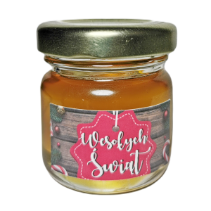 Miód w słoiczku 40ml - Wesołych Świąt