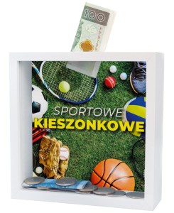 Skarbonka MDF - Sportowe Kieszonkowe