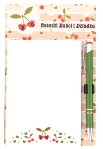 Notes na Desce + Długopis - Notatki Babci Dziadka