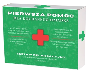 Pudełko 20x15x5cm - Apteczka Kochanego Dziadka