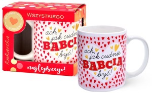 Kubek Q-1030 - Ach Jak Cudnie Babcią Być