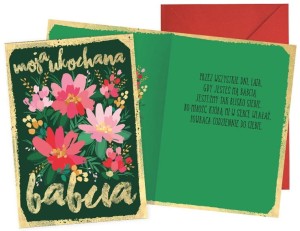 Karnet PR-534 - Moja ukochana babcia