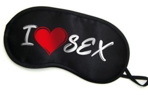 Opaska na oczy i love sex