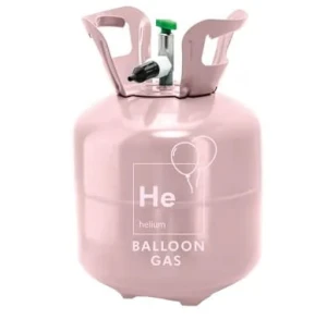 Butla z Helem Różowa - 20 Balonów