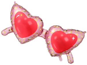 Balon Foliowy - Okulary Serca 115,5x52cm