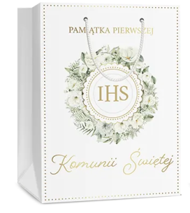 Torebka M-103 - Komunia Święta (wianek IHS)