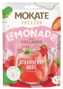 Mokate Lemoniada Truskawka Bazylia Kolagen