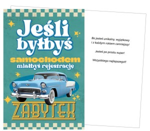 Karnet 2K-178 - Jeśli byłbyś samochodem