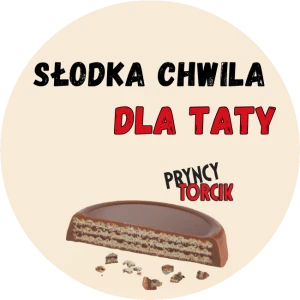 Naklejka Pryncy Torcik 55mm