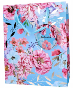 Torba QXL-216 - Niebieskie kwiaty