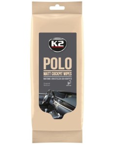 K2 Polo Matt Wipes Chusteczki do kokpitu wnętrza