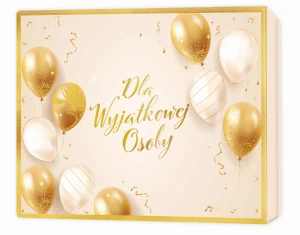 Pudełko 225x175x40 - Pudełko Wyjątkowej Os. Beżowe
