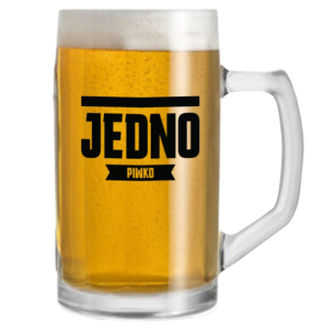Kufel FUNNY BEER 500ml - Jedno piwko