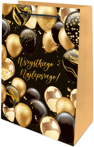 Torba A4-NR22 - Wszystkiego Najlepszego czarna