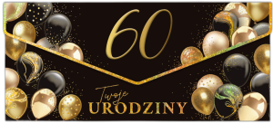 Karnet NR4 Koperta - 60 czarna