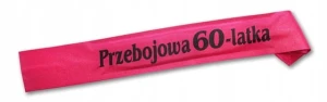 Szarfa SZ09 - Przebojowa 60-latka