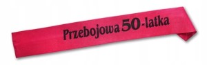 Szarfa SZ08 - Przebojowa 50-latka