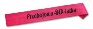 Szarfa SZ07 - Przebojowa 40-latka