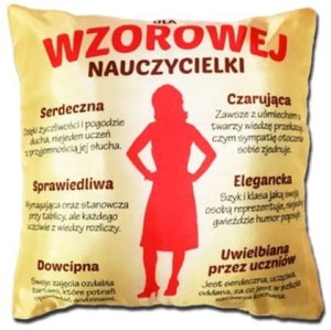 Poduszka S128 - Wzorowej nauczycielki